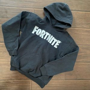 Fortnite Hooded Sweatshirt - Black - Boys Medium